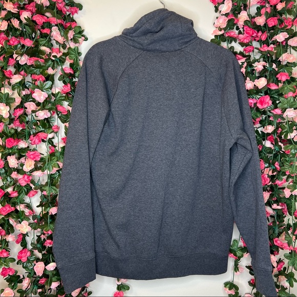 H&M Gray ‘Don’t get it twisted’ Shawl Neck Hoodie Mens Medium Sweatshirt Casual - Picture 2 of 8